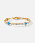Clover Bracelet | Azure Gold