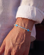 Clover Bracelet | Azure Silver