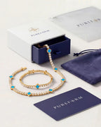 Clover Bracelet | Azure Gold