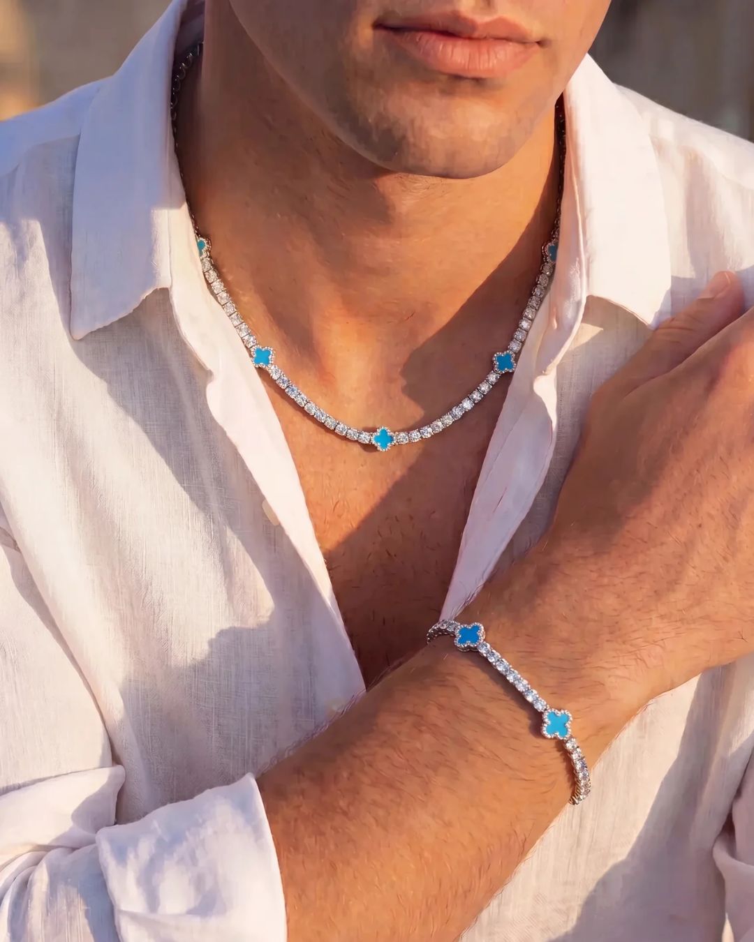 Clover Bracelet | Azure Silver