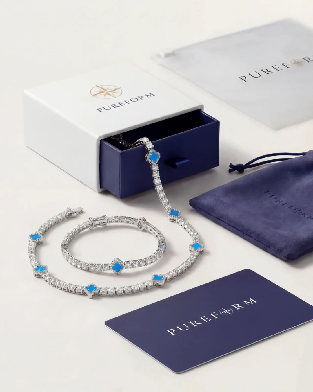 Clover Bracelet | Azure Silver