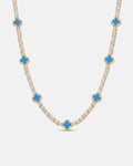 Clover Necklace | Azure Gold