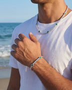 Klee-Armband aus Malachit
