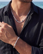 Klee-Armband aus Perlmutt