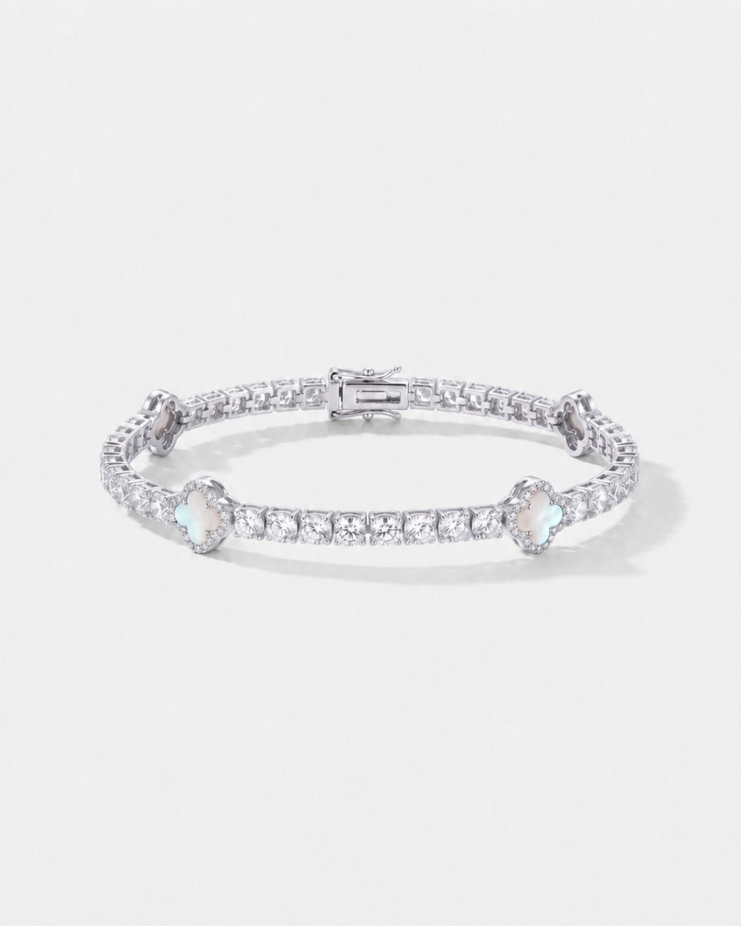 Klee-Armband aus Perlmutt