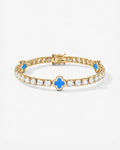 Clover Bracelet | Azure Gold