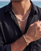 Klee-Armband aus Malachit