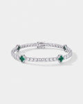 Klee-Armband aus Malachit