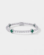 Klee-Armband aus Malachit