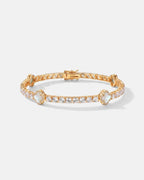 Klee-Armband aus Malachit