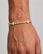 Klee-Armband aus Malachit