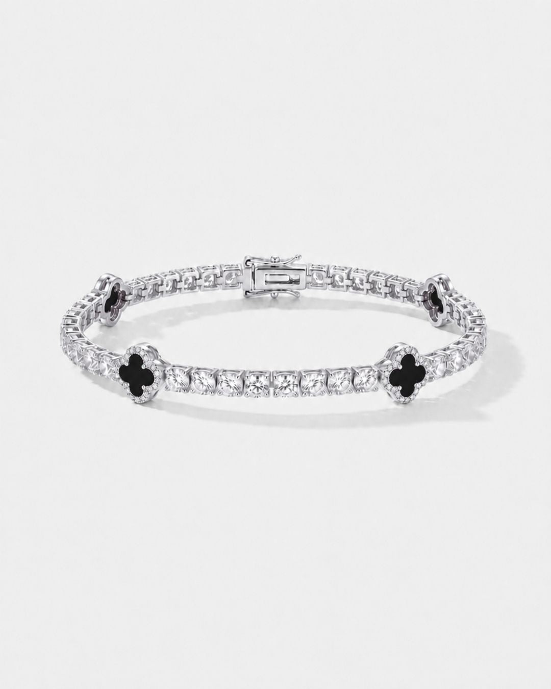 Bracelet Trèfle | Onyx