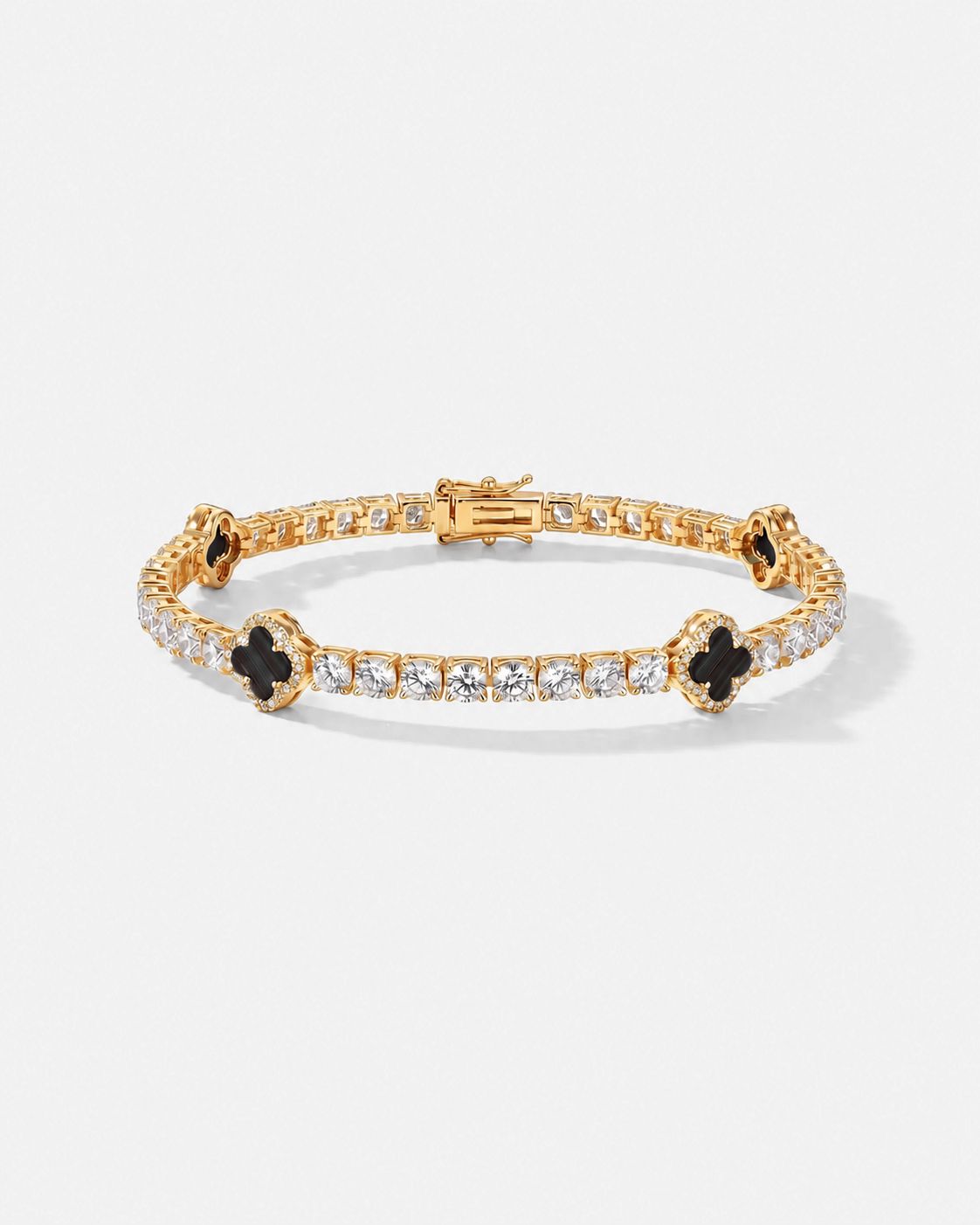 Klee-Armband aus Malachit