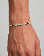 Klee-Armband aus Malachit