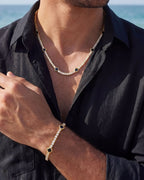 Klee-Armband aus Malachit