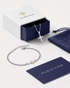 Cross Bracelet | Silver