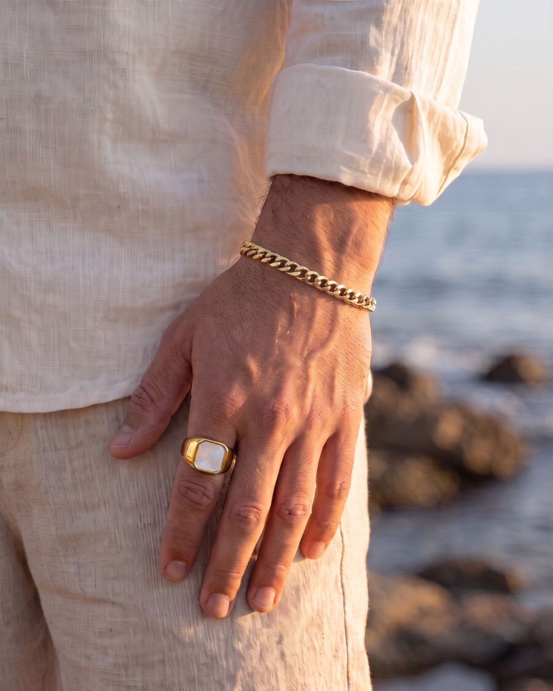 Cuban Chain Bracelet | 14K Gold