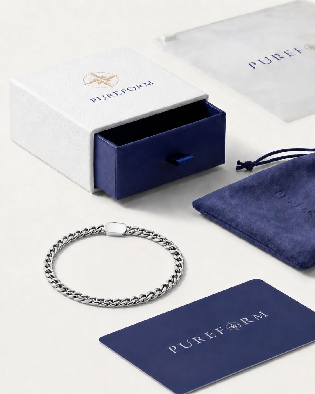 Cuban Link Bracelet | Platinum