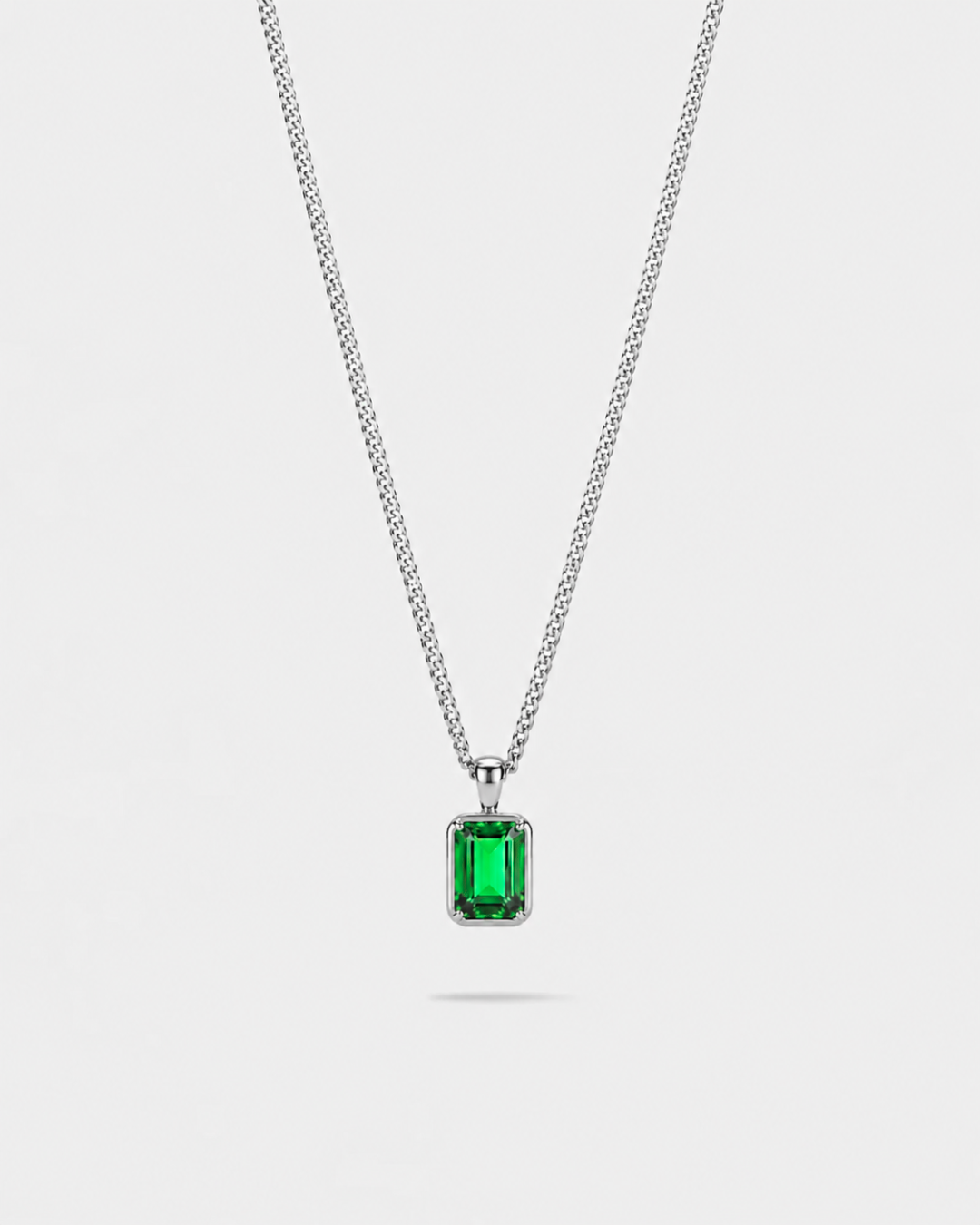 Emerald Pendant Necklace | 1 Carat