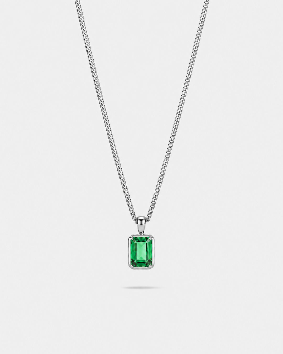 Emerald Pendant Necklace | 2 Carat