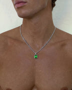 Emerald Pendant Necklace | 2 Carat