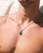 Emerald Pendant Necklace | 2 Carat