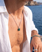 Emerald Pendant Necklace | 2 Carat