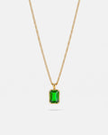 Emerald Pendant Necklace | 1 Carat 18K Gold
