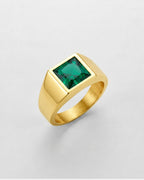 Emerald Ring | Gold