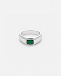 Emerald Ring | 1 Carat 925 Silver