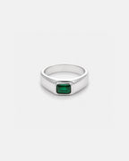 Emerald Ring | 1 Carat 925 Silver