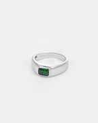 Emerald Ring | 1 Carat 925 Silver