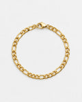 Figaro Bracelet 6mm | 18K Gold