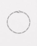 Figaro Bracelet 3mm | Silver