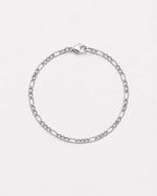 Figaro Bracelet 3mm | Silver