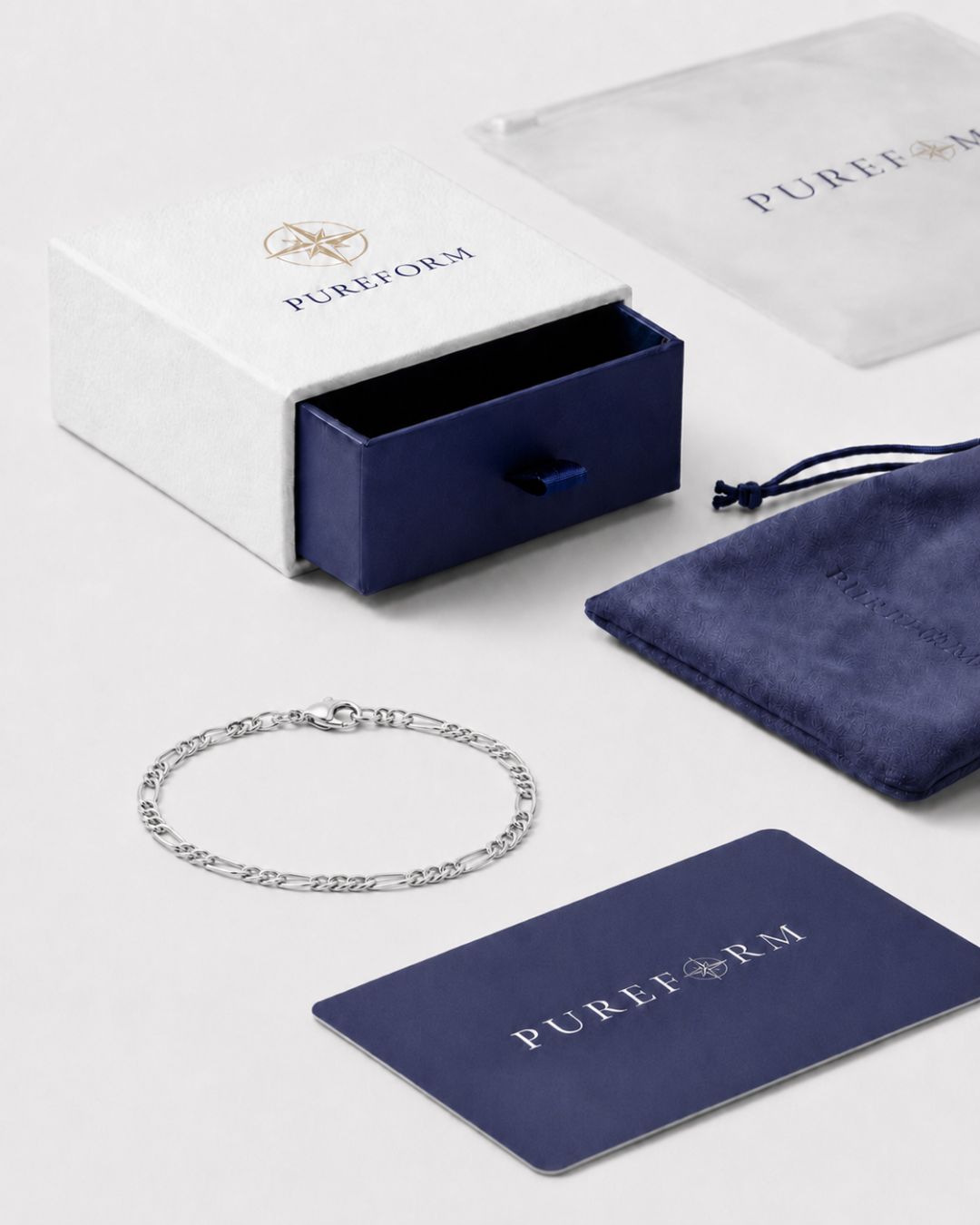 Figaro Bracelet 3mm | Silver