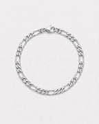 Figaro Bracelet 6mm | Silver