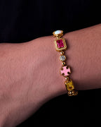Edelsteinarmband I Gold