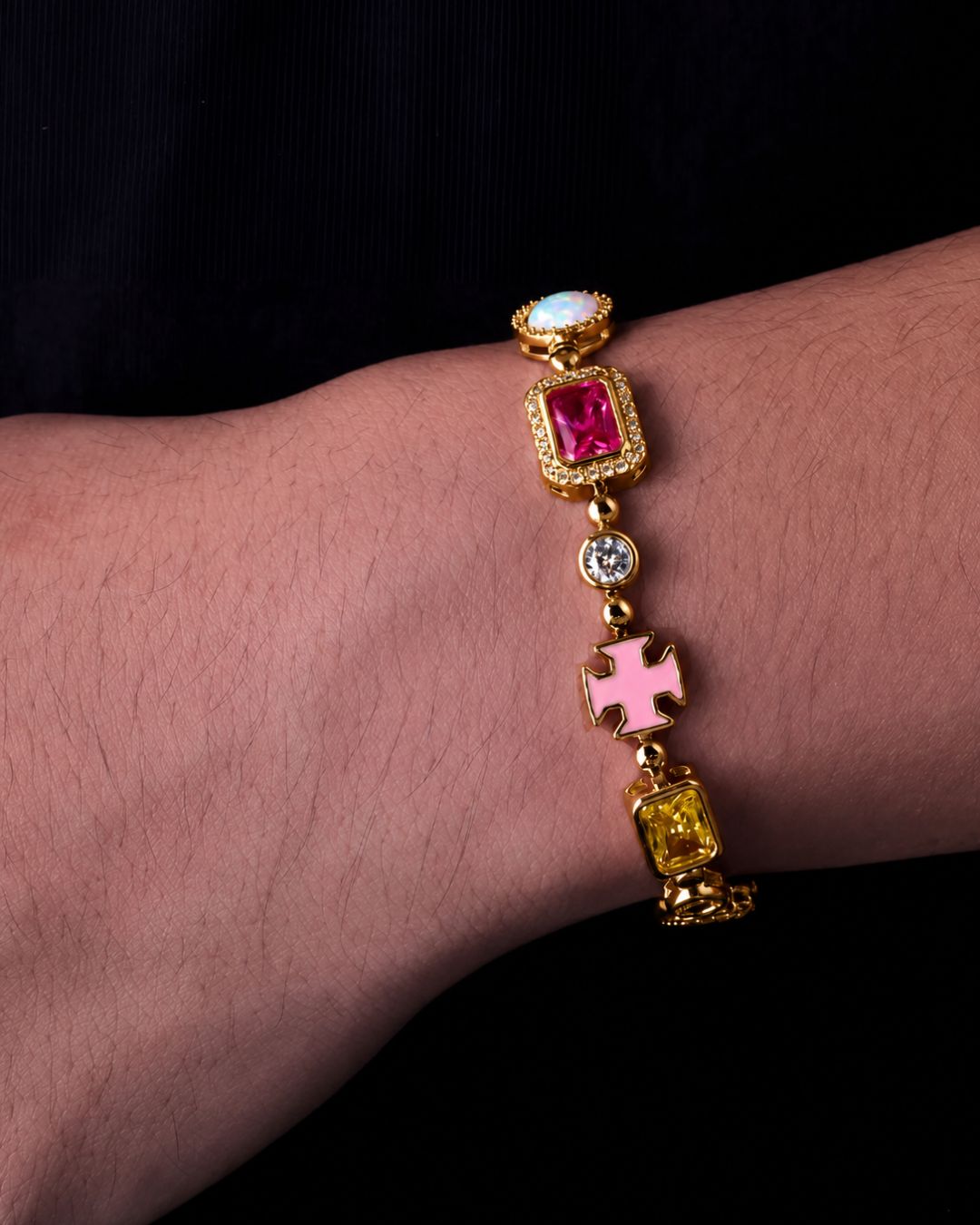 Edelsteinarmband I Gold