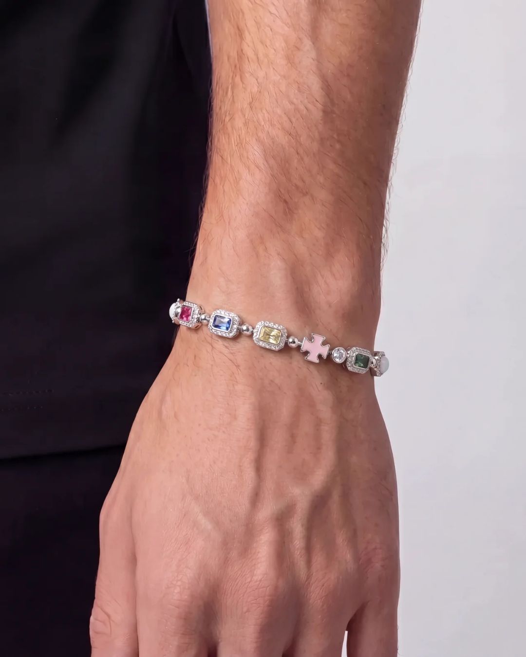Edelsteinarmband I Silber