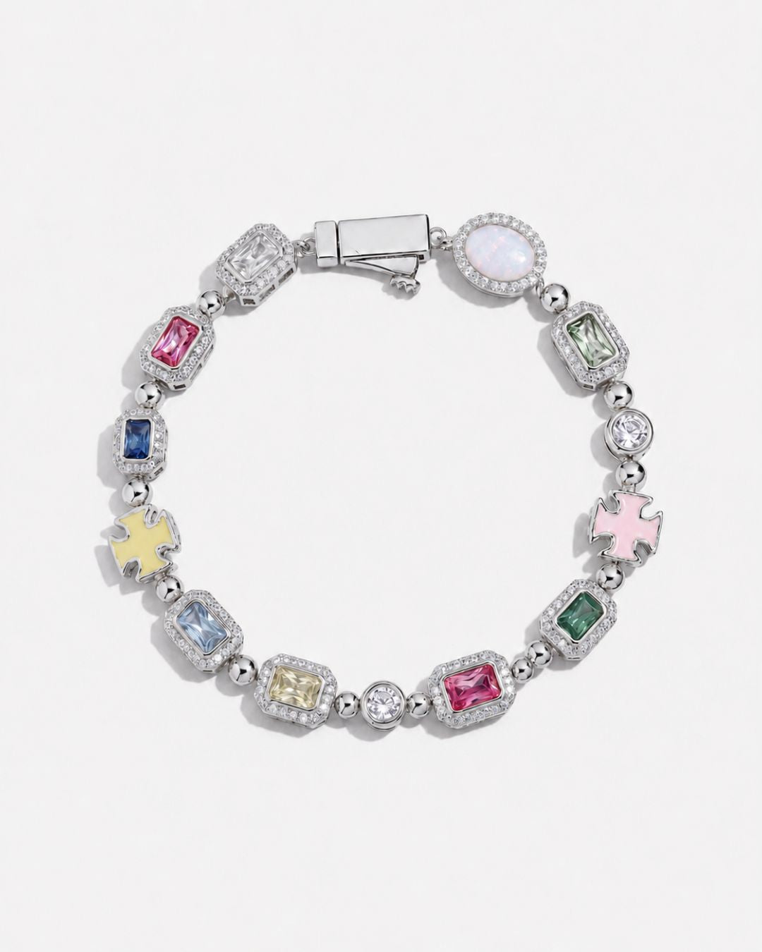 Edelsteinarmband I Silber