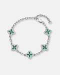 Green Flower Bracelet