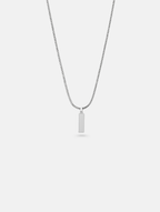 Necklace Platinum Ion-Plated Stainless Steel