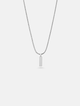 Necklace Platinum Ion-Plated Stainless Steel