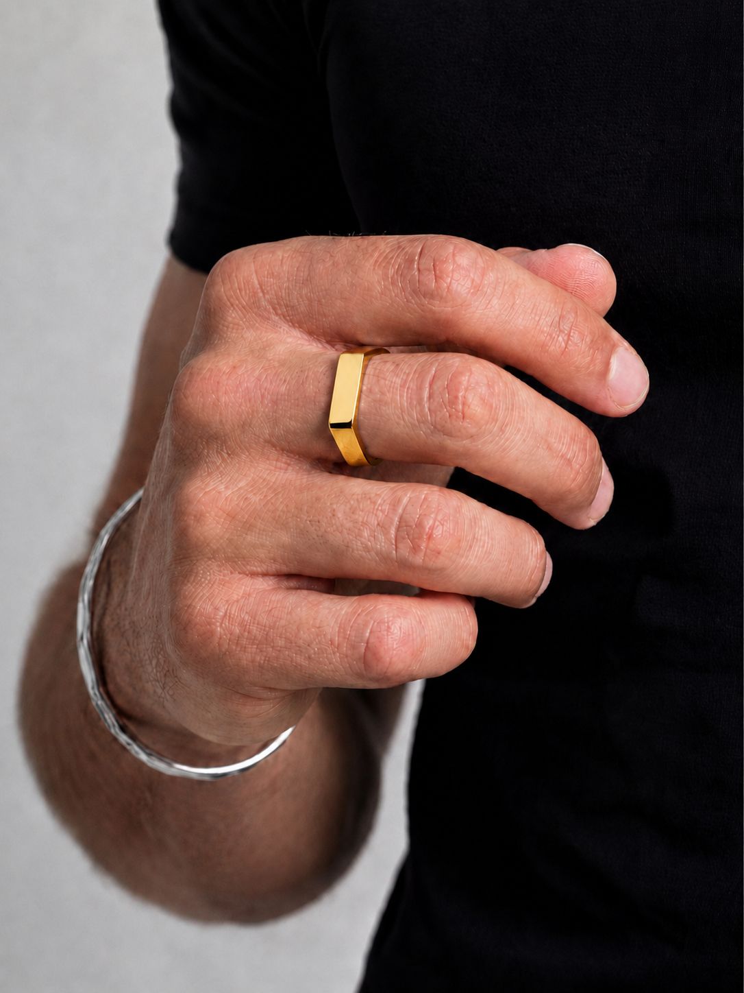 Héritage Ring Premium 14 Karat Gold Edelstahl