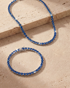 Ozeanblaues Tennisset I 4MM 