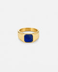 Lapis Lazuli Signet Ring | Gold