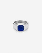 Lapis Lazuli Signet Ring | Silver