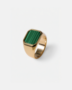Malachio Ring, vergoldet