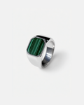 Malachio Ring, versilbert